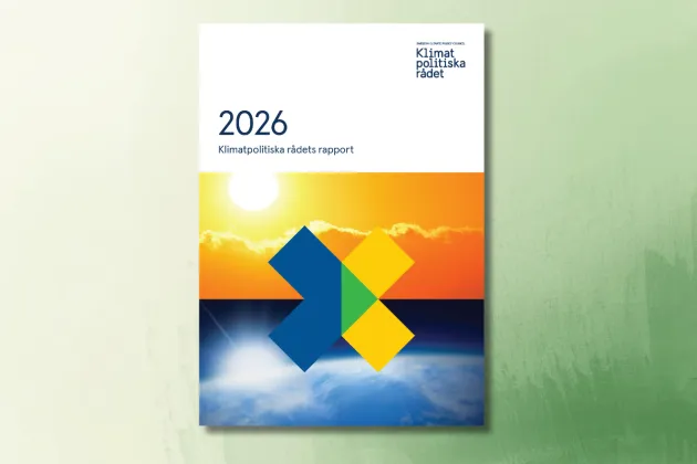 Omslag på klimatpolitiska rådets rapport 2026