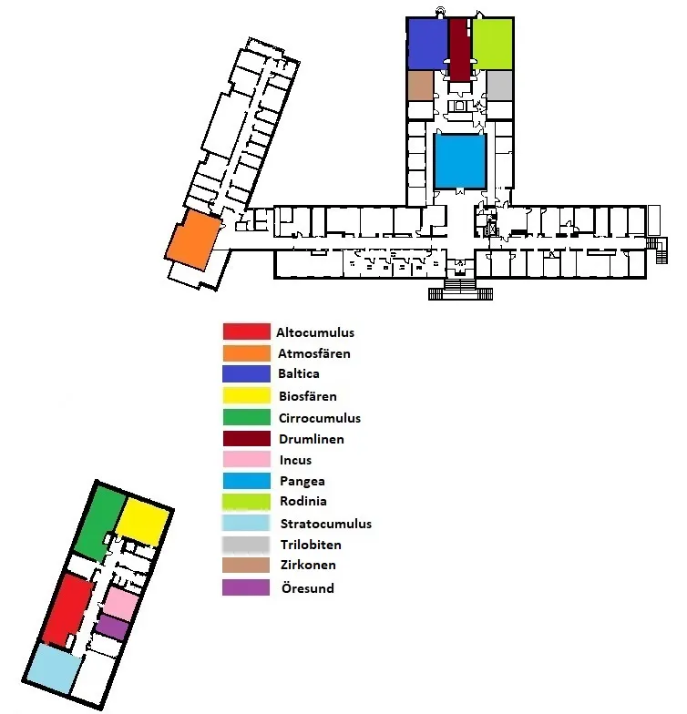 Geocenter I och II: Plan 2 (karta)